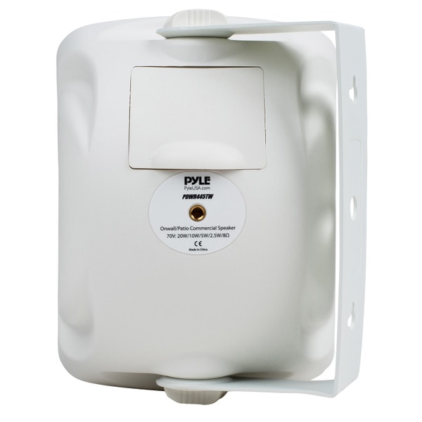 Main product image for Pyle PDWR445TW 3.5" On Wall / Patio Commercial Speaker White 8 Ohm / 70V248-492